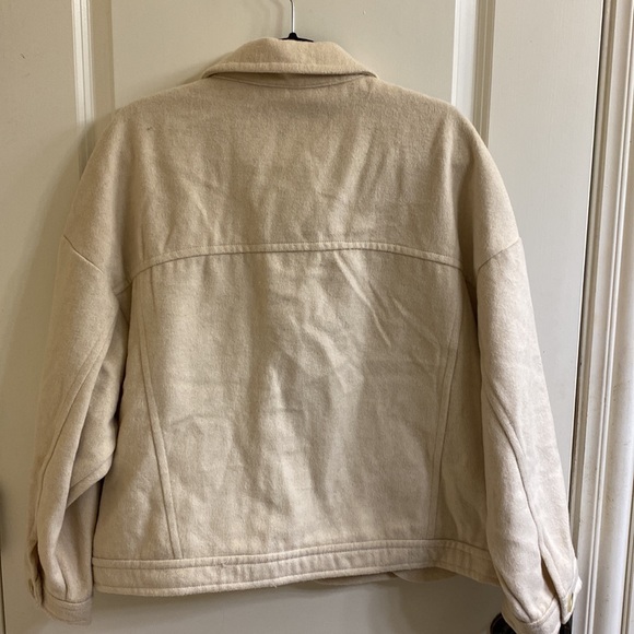 Time and Tru women’s oversized jacket - cream - size Large - Picture 2 of 3